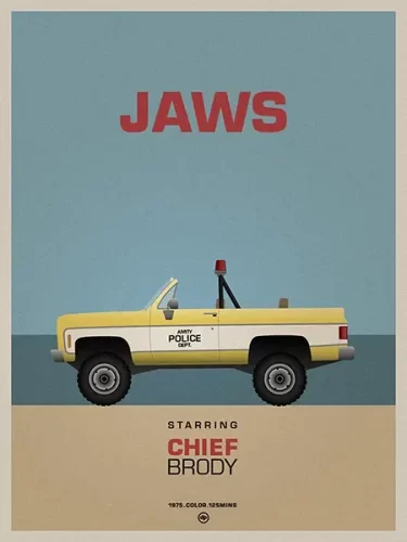 Jaws Blazer Poster