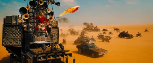 Mad Max Fury Road - doof warior flames