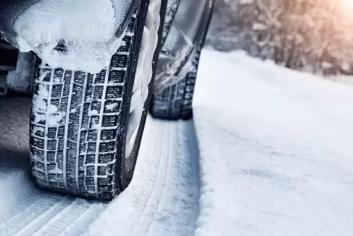 winter driving Tires Brakes