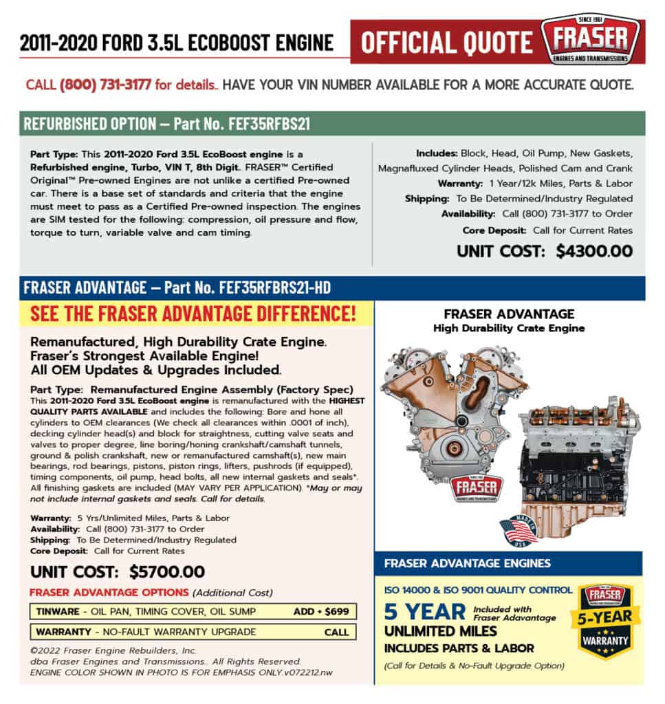 Ford 3.5l Ecoboost Engine Oil Specifications