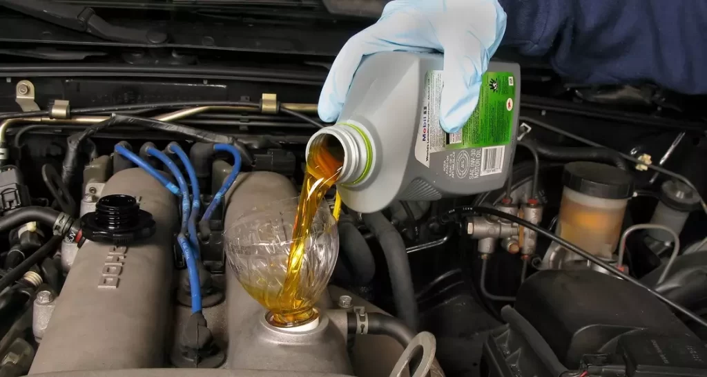 Check your oil filter and for oil leakage