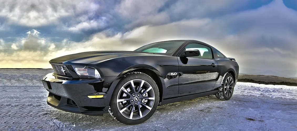 Rear wheel drive Ford Mustang