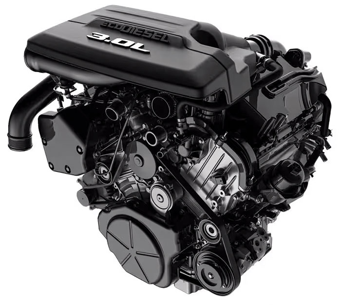 Fraser remanufactured 3.0L EcoDiesel V6 engine assembly